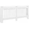 vidaXL Cache-radiateur Blanc MDF 172 cm