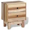 vidaXL Table de chevet Bois de récupération massif