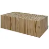 vidaXL Table basse Teck véritable 90x50x30 cm