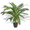 vidaXL Plante artificielle avec pot Dracaena 90 cm Vert