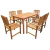 vidaXL Jeu de salle à manger d'extérieur 7 pcs Bois d'acacia solide