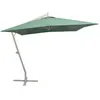 vidaXL Parasol 300 x 300 cm Poteau en Aluminium Vert