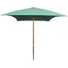 vidaXL Parasol avec poteau en bois 200 x 300 cm Vert
