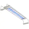 vidaXL Lampe à LED pour aquarium 50-60 cm aluminium IP67
