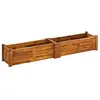 vidaXL Lit surélevé de jardin Bois d'acacia 150x30x25 cm