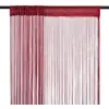 vidaXL Rideau en fils 2 pcs 140 x 250 cm Bordeaux