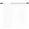 vidaXL Rideau en fils 2 pcs 100 x 250 cm Blanc