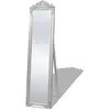 vidaXL Miroir sur pied Style baroque 160x40 cm Argenté