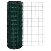 vidaXL Clôture Euro Acier 25 x 1,7 m Vert