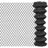 vidaXL Clôture à mailles Acier 25 x 1,25 m Gris