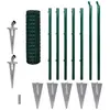 vidaXL Clôture Euro Acier 10 x 1 m Vert
