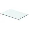 vidaXL Panneau pour étagère Verre transparent 40 x 20 cm
