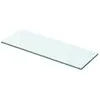 vidaXL Panneau pour étagère Verre transparent 50 x 12 cm