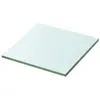 vidaXL Panneau pour étagère Verre transparent 30 x 30 cm