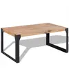 vidaXL Table basse Bois d'acacia massif 100 x 60 x 45 cm