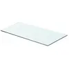 vidaXL Panneau pour étagère Verre transparent 60 x 25 cm