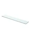 vidaXL Panneau pour étagère Verre transparent 70 x 12 cm