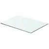 vidaXL Panneau pour étagère Verre transparent 50 x 30 cm