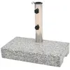 vidaXL Socle de parasol Granite rectangulaire 25 kg