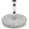 vidaXL Socle de parasol Granite Rond 20 kg
