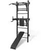 vidaXL Tour de musculation murale multifonctions noire
