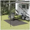 vidaXL Tapis de tente 250 x 200 cm Anthracite