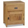 vidaXL Table de chevet teck massif 40x30x50 cm