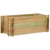 vidaXL Jardinière surélevée pour légumes Bois de pin imprégné 80 cm