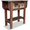 vidaXL Table console Bois de récupération massif 80 x 35 x 80 cm