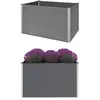 vidaXL Lit surélevé de jardin WPC 150x100x91 cm Gris