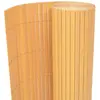 vidaXL Clôture de jardin Double face PVC 90 x 300 cm Jaune