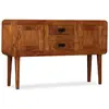 vidaXL Buffet Bois massif avec finition miel 120x30x75 cm
