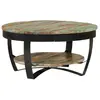vidaXL Table basse Bois massif de récupération 65 x 32 cm
