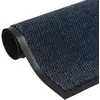 vidaXL Paillasson rectangulaire 60 x 90 cm Bleu