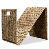 vidaXL Porte-revue 31 x 31 x 31 cm Jacinthe d'eau