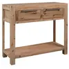 vidaXL Table console 82x33x73 cm Bois d'acacia massif
