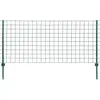 vidaXL Clôture Euro Acier 20x1,2 m Vert