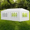 vidaXL Tente de réception 3 x 6 m Blanc