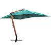 vidaXL Parasol flottant Melia 300 x 400 cm Vert