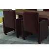vidaXL Chaises à manger lot de 2 marron similicuir