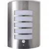 vidaXL Lampe murale avec capteur de mouvement Acier inoxydable