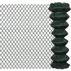 vidaXL Clôture à mailles losangées Acier 1,25x15 m Vert