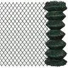 vidaXL Clôture à mailles losangées Acier 1x25 m Vert