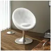 vidaXL Tabouret de bar Blanc Similicuir