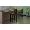 vidaXL Tabourets de bar lot de 6 marron foncé similicuir