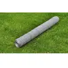 vidaXL Grillage pour volière Acier galvanisé 25 x 0,5 m Argenté