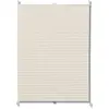 vidaXL Store plissé 70x200 cm Crème