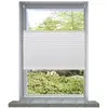 vidaXL Store plissé 70x125 cm Blanc
