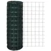 vidaXL Clôture euro Acier 25 x 0,8 m Vert