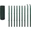 vidaXL Clôture euro acier 10x1,5 m vert